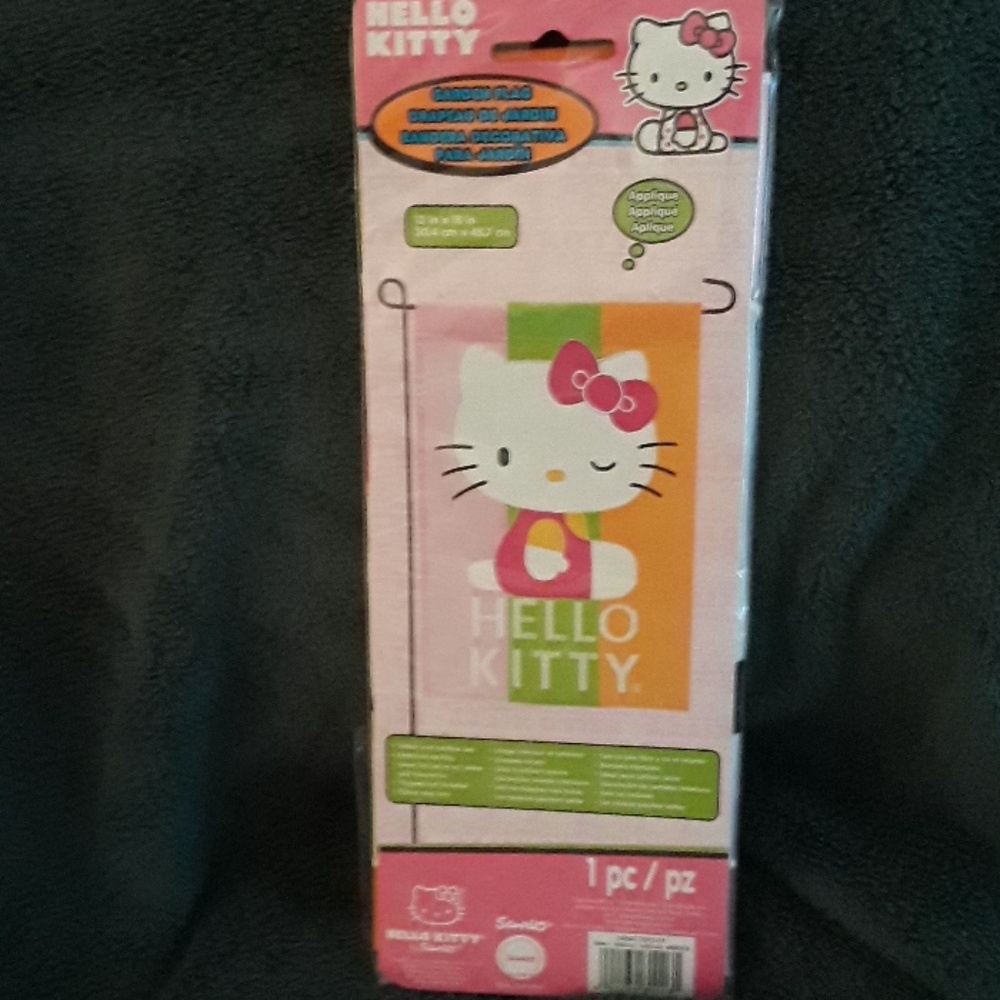 Hello kitty garden flag